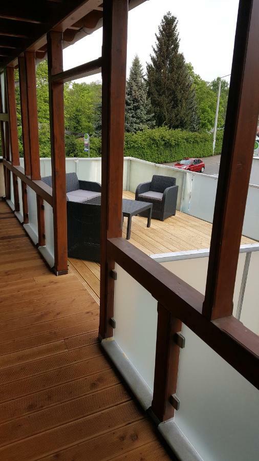 Ferienwohnung mit Fitness Leipzig Exterior foto