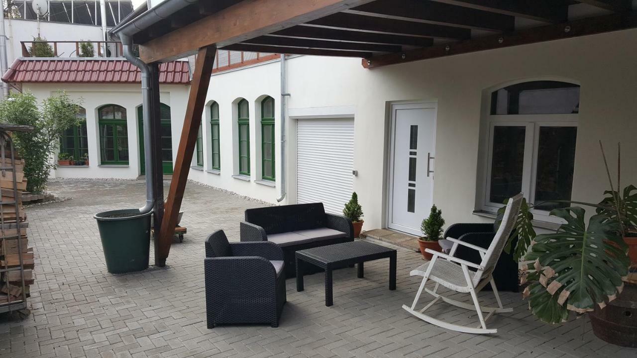 Ferienwohnung mit Fitness Leipzig Exterior foto