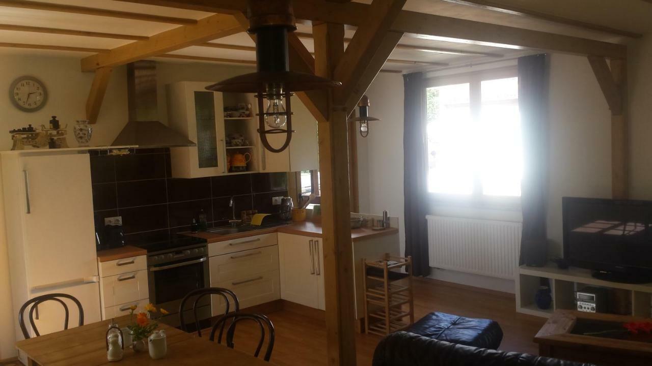 Ferienwohnung mit Fitness Leipzig Exterior foto